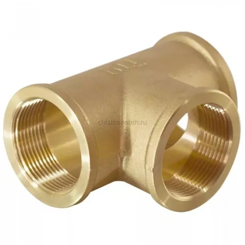 Тройник Латунный ВВВ 1 1/2" TIM (ТИМ)