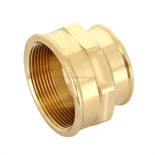 Муфта переxодная ВВ 2"x1 1/2" бронза Viega
