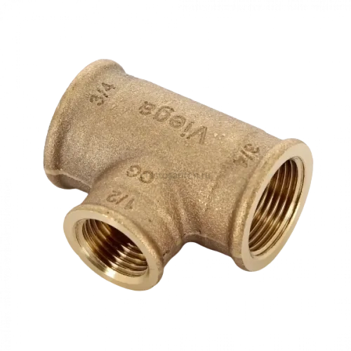 Тройник переходной с внутренней резьбой 3/4"x1/2"x3/4" Viega
