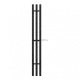 Стойка электро TRES круг1200 крашеный TERMINUS, RAL 9005 матовый