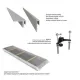Конвектор внутрипольный Askon (с вентилятором) КВП-В 80/380/2800 (решетка входит в комплект)
