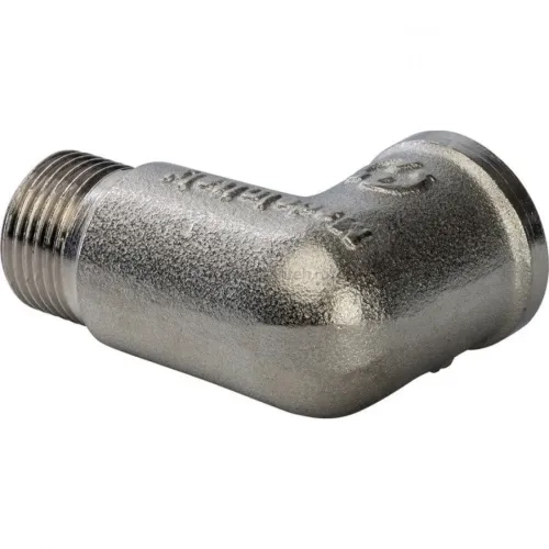 Угольник НВ 3/8" никелированный Stout