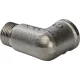 Угольник НВ 3/8" никелированный Stout