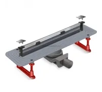 Линейный трап для душа ультратонкая модель ZEISSLER с дизайн-вставкой Evolux Slim 700*70 (ZSt.1141.7002 ЗЕСЛЛЕР)