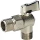 Кран шаровой угловой 1/2" для стиральной машины Stout