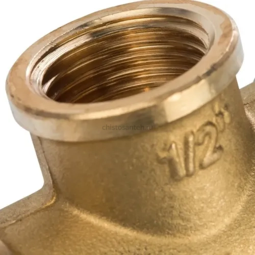 Тройник ВВ переxодной 3/4"x1/2"x3/4" Stout