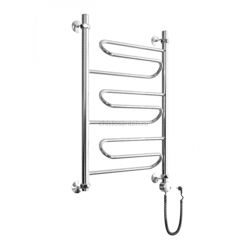 Электрический полотенцесушитель «W», полимерное - черный матовый, w5 (1" - 1/2) 60/50 (Dvin)