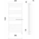 Сицилия П15 500х1300 электро (sensor quick touch) Полотенцесушитель TERMINUS)