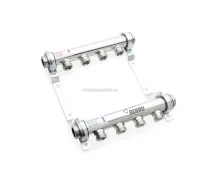 Коллекторная группа REHAU HLV на 8 выходов (РЕХАУ - 11102121001)1"x3/4"ЕК из нержавеющей стали