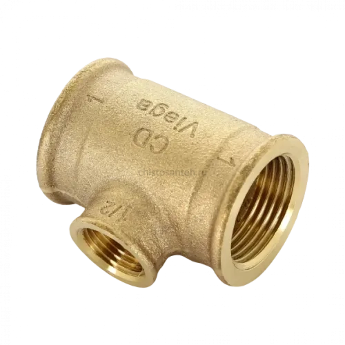 Тройник переходной с внутренней резьбой 1"x1/2"x1" Viega