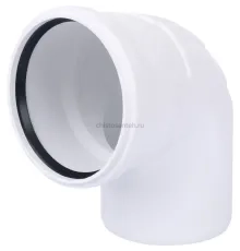Отвод канализационный Raupiano Plus 110х87° REHAU (РЕХАУ - 11234641001)