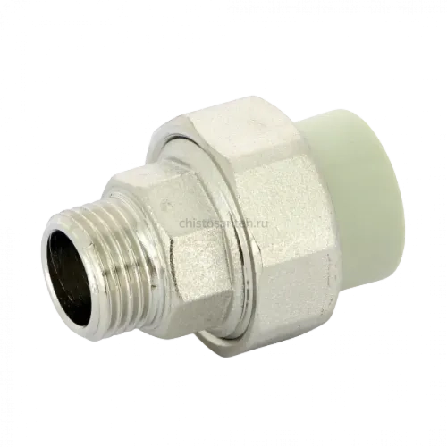 Разъёмное соединение PPR с наружной резьбой 20x1/2" FV-Plast
