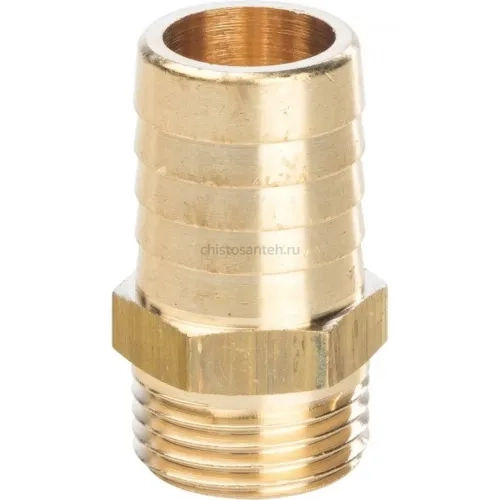 Штуцер НР 1/2"x20 мм Stout