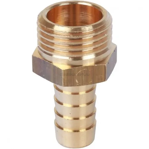 Штуцер НР 1/2"x12 мм Stout