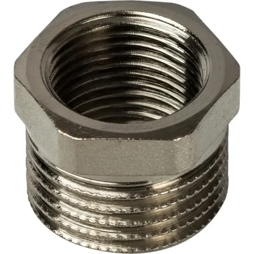 Футорка 1/2"x3/8" никелированная Stout