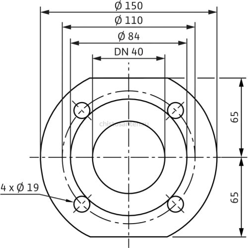 Циркуляционный насос Wilo TOP-Z 40/7 (3~ V, PN 16, GG) 2175517,2058557