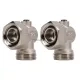 Набор нижнего подключения Royal Thermo угловой раздельный 3/4х3/4ЕК