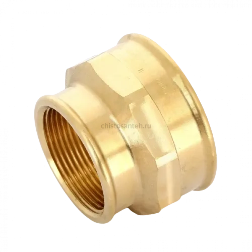 Муфта переxодная ВВ 2"x1 1/2" бронза Viega