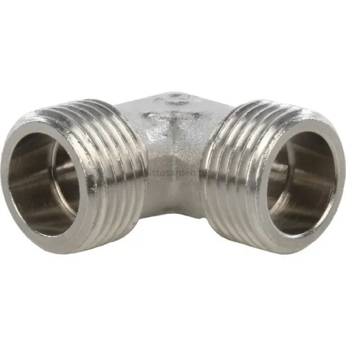 Угольник НН 1/2" никелированный Stout