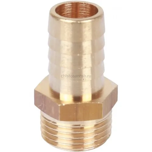Штуцер НР 1/2"x16 мм Stout