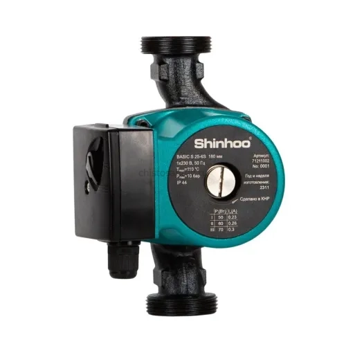 Циркуляционный насос Shinhoo BASIC S 25-6S 130 1x230V, 71211007