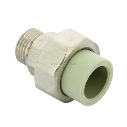 Разъёмное соединение PPR с наружной резьбой 20x1/2" FV-Plast