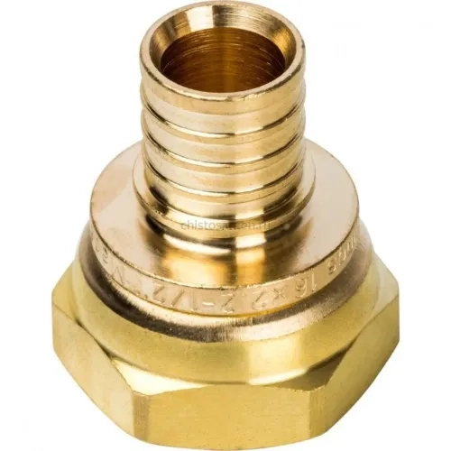 Переходник с накидной гайкой 16xG 1/2" для труб из сшитого полиэтилена Stout