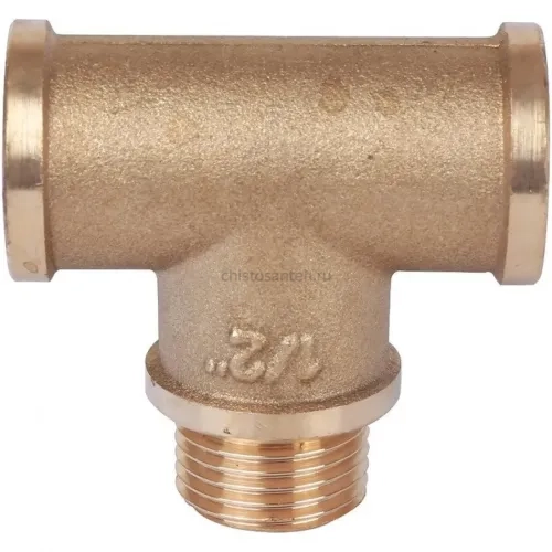 Тройник ВНВ 1/2"x1/2"x1/2" Stout