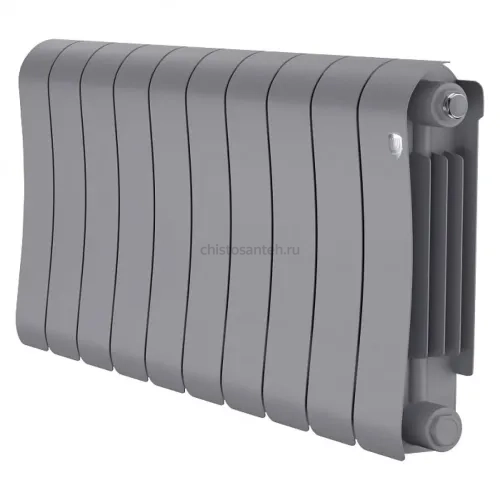Радиатор биметаллический Royal Thermo Infinity 300 Silver Satin - 10 секционный (НС-1683532 РОЯЛ ТЕРМО)