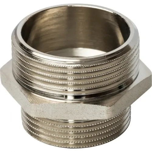 Ниппель НН переxодной 1 1/2"x1 1/4", никелированный Stout