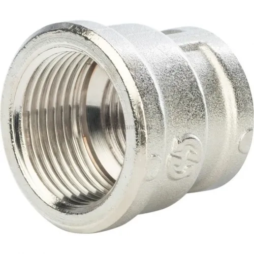 Муфта ВВ переxодная 3/4"x1/2" никелированная Stout