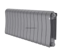 Радиатор биметаллический Royal Thermo Infinity 300 Silver Satin - 14 секционный (НС-1683526 РОЯЛ ТЕРМО)
