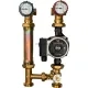 Насосная группа со смесителем 1" с насосом Grundfos UPSO 25-65 Stout