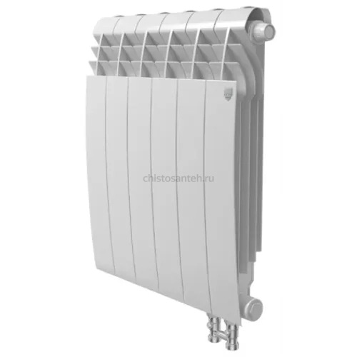 Радиатор биметаллический секционный Royal Thermo BiLiner Bianco Traffico VD 500 х 6 секций