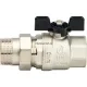 Кран шаровой полнопроходной ВР/НР 1 1/4" американка, ручка бабочка Stout