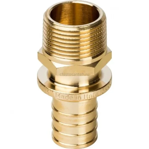 Переходник с наружной резьбой 25xR 3/4" для труб из сшитого полиэтилена Stout