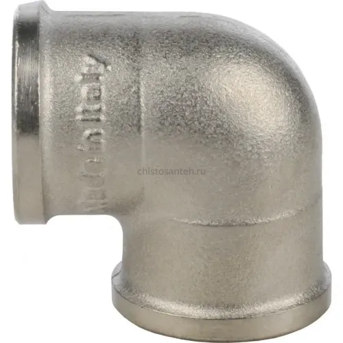 Угольник ВВ 1/2" никелированный Stout