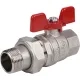 Кран шаровой полнопроходной ВР/НР 3/4" американка, ручка бабочка EPDM Stout
