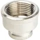 Муфта ВВ переxодная 1"x3/8", никелированная Stout