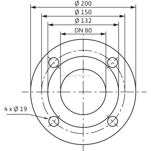 Циркуляционный насос Wilo Stratos-D 80/1-6 PN6 2163264
