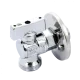 Кран для подключения бачков НН 1/2х3/4 шаровой MINNESOTA c розеткой 1/2" Bugatti