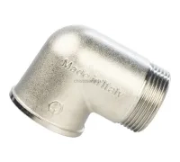 Угольник НВ 1 1/4", никелированный Stout