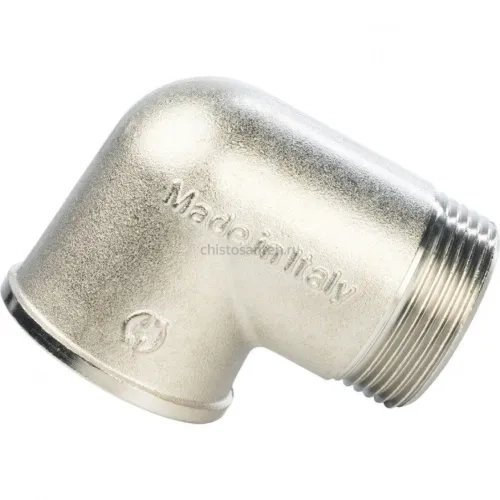 Угольник НВ 1 1/4", никелированный Stout