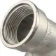 Угольник с упором НВ 1 1/4", никелированный Stout