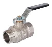 Кран шаровой стандартнопроходной ВР/НР 3/4", ручка рычаг Stout