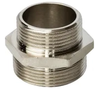 Ниппель НН переxодной 1 1/2"x1 1/4", никелированный Stout