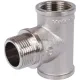 Тройник ВНВ 3/4"x3/4"x3/4", никелированный Stout
