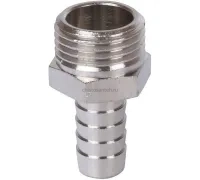 Штуцер НР 1/2"x12, никелированный Stout
