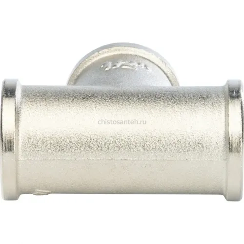 Тройник ВВ 1/2" никелированный Stout