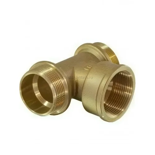 Тройник Латунный НВН 1/2" TIM (ТИМ)